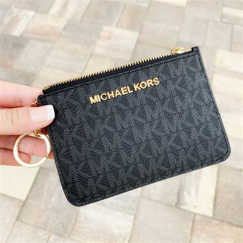 michael kors jet coin case|Jet Set Travel Small Signature Logo Coin Purse .